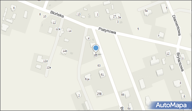 Bronisławów, Bajkowa, 65, mapa Bronisławów