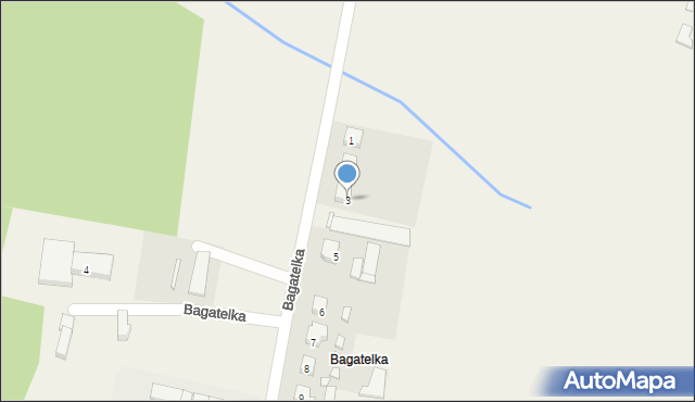 Bugaj, Bagatelka, 3, mapa Bugaj