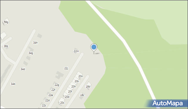 Bytom, Bażantowa, 20s, mapa Bytomia
