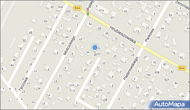 Chełm, Baczyńskiego Krzysztofa Kamila, 19, mapa Chełma