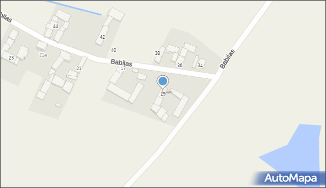 Chróścice, Babilas, 15, mapa Chróścice