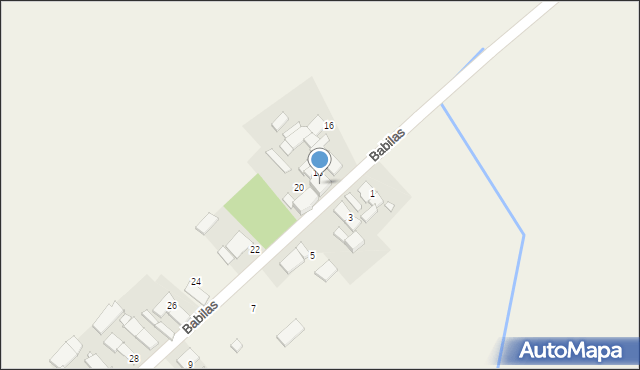Chróścice, Babilas, 18A, mapa Chróścice