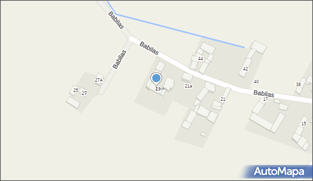 Chróścice, Babilas, 23, mapa Chróścice