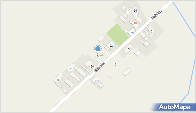 Chróścice, Babilas, 24, mapa Chróścice