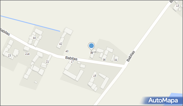 Chróścice, Babilas, 38, mapa Chróścice
