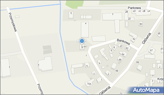 Chynów, Bankowa, 9, mapa Chynów
