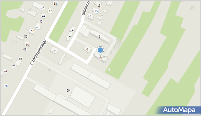 Ciepielów, Batalionów Chłopskich, 10, mapa Ciepielów