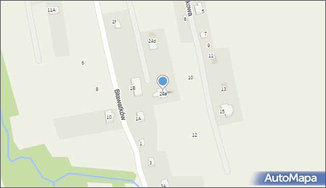 Czaniec, Bajeczna, 24e, mapa Czaniec