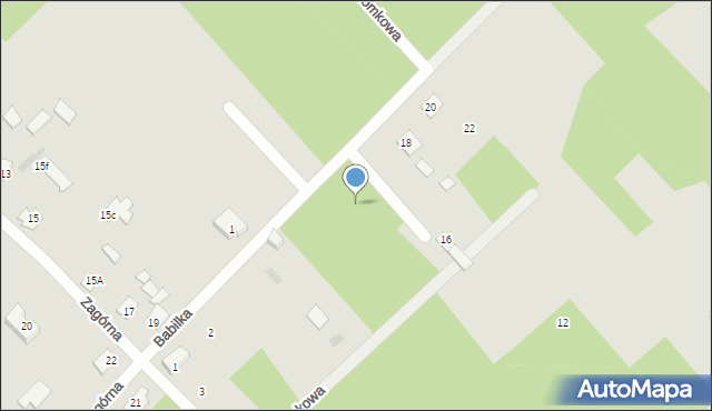 Czarna Białostocka, Babilka, 12, mapa Czarna Białostocka