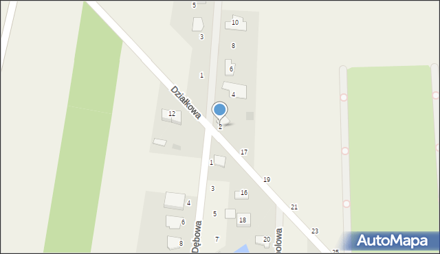 Czarnowiec, Baśniowa, 2, mapa Czarnowiec