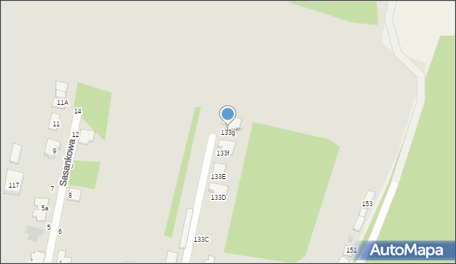 Częstochowa, Batalionów Chłopskich, 133g, mapa Częstochowy