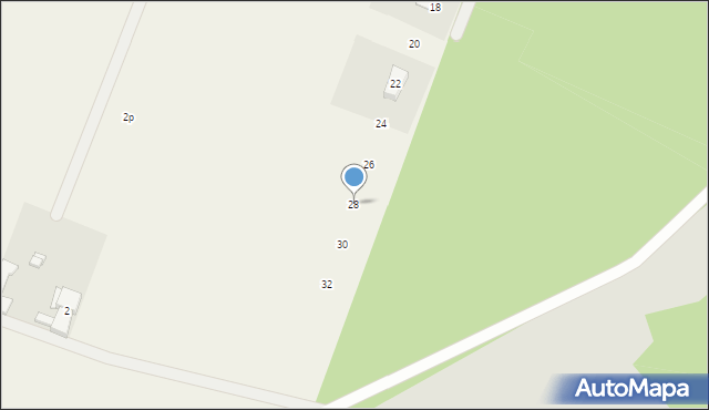 Czołczyn, Bajkowa, 28, mapa Czołczyn