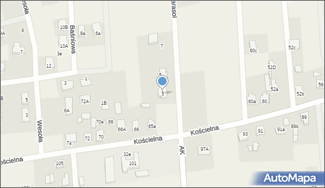 Dębe Wielkie, Batalionu Parasol, 3, mapa Dębe Wielkie