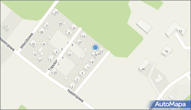 Dobieszków, Bajeczna, 11, mapa Dobieszków