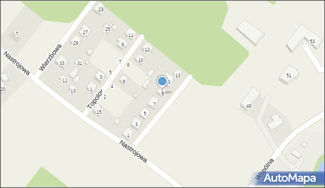 Dobieszków, Bajeczna, 9, mapa Dobieszków
