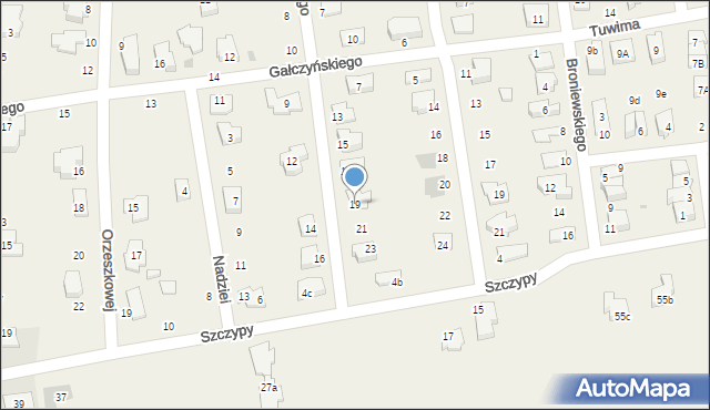 Duchnice, Baczyńskiego Krzysztofa Kamila, 19, mapa Duchnice