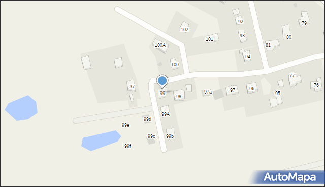 Dywity, Barczewskiego Walentego, ks., 99, mapa Dywity