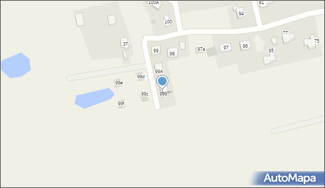 Dywity, Barczewskiego Walentego, ks., 99b, mapa Dywity