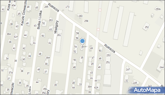 Dziekanów Leśny, Baśniowa, 37, mapa Dziekanów Leśny