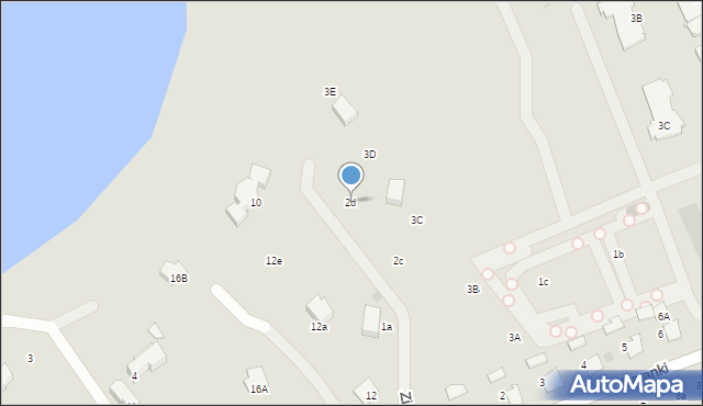 Ełk, Baranki, 2d, mapa Ełku