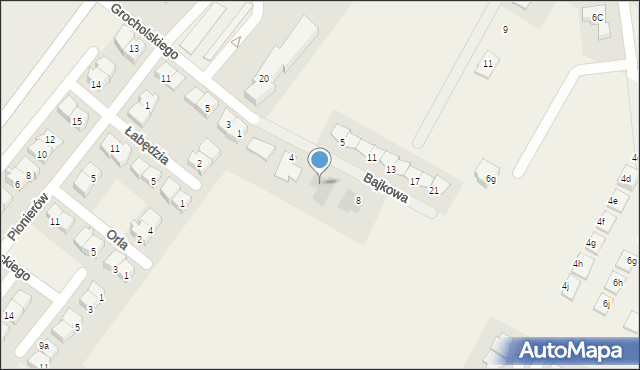 Falenty Nowe, Bajkowa, 6, mapa Falenty Nowe