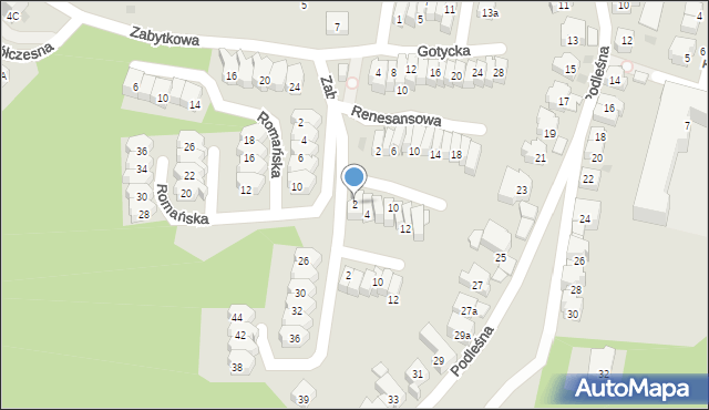 Gdańsk, Barokowa, 2, mapa Gdańska