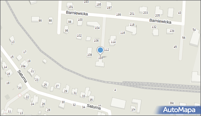 Gdańsk, Barniewicka, 110, mapa Gdańska