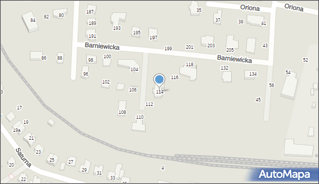 Gdańsk, Barniewicka, 114, mapa Gdańska