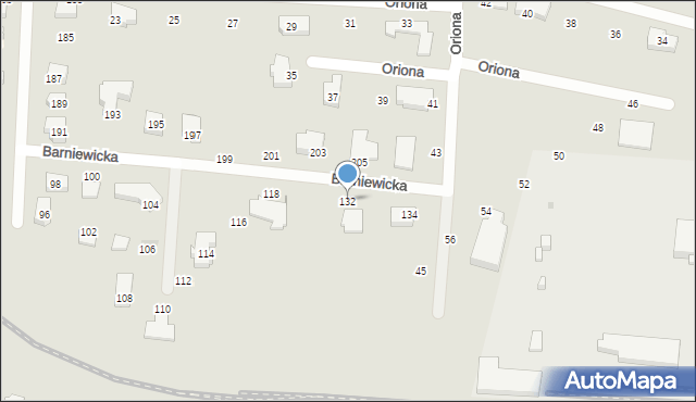 Gdańsk, Barniewicka, 132, mapa Gdańska