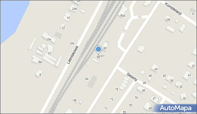 Gdańsk, Barniewicka, 62, mapa Gdańska