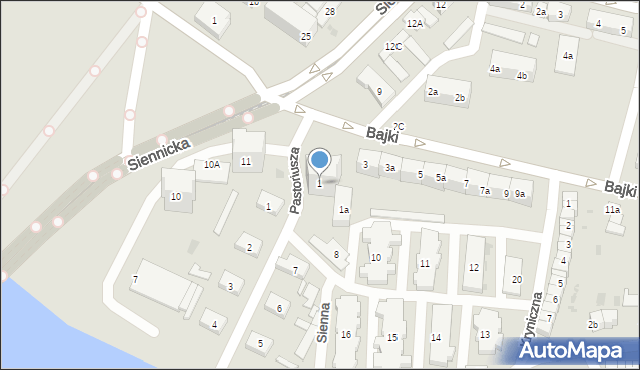 Gdańsk, Bajki, 1, mapa Gdańska