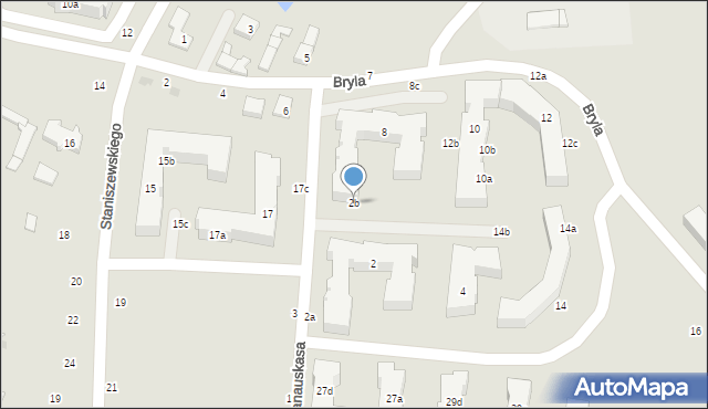 Gdynia, Baranauskasa Antanasa, bp., 2b, mapa Gdyni