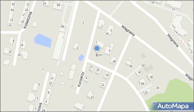 Gdynia, Barkentynowa, 50, mapa Gdyni