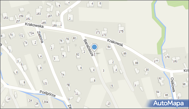 Gilowice, Barabasze, 1, mapa Gilowice