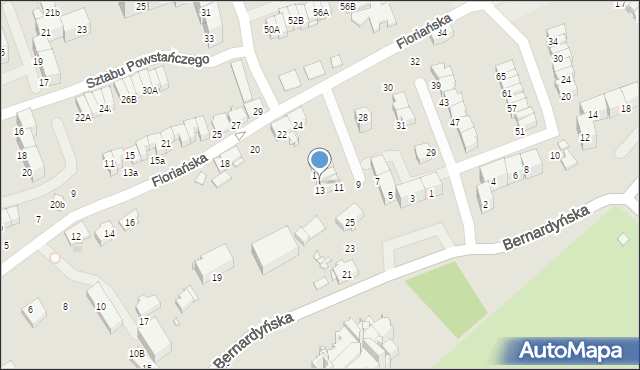 Gliwice, Batalionu Kosynierów, 15, mapa Gliwic