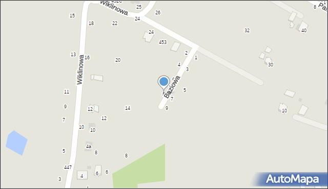 Głogów Małopolski, Baziowa, 8, mapa Głogów Małopolski
