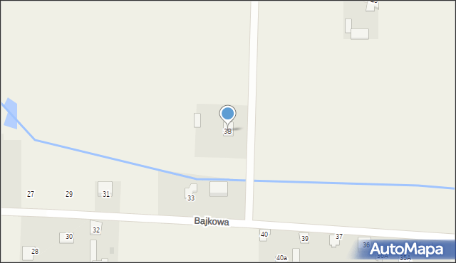 Głosków, Bajkowa, 38, mapa Głosków