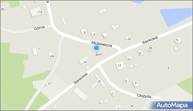 Głowaczów, Bankowa, 16, mapa Głowaczów