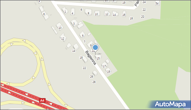 Gogolin, Bagienna, 13, mapa Gogolin