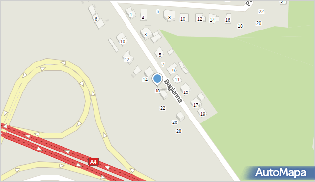 Gogolin, Bagienna, 18, mapa Gogolin