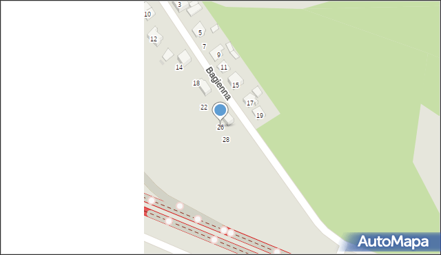 Gogolin, Bagienna, 26, mapa Gogolin