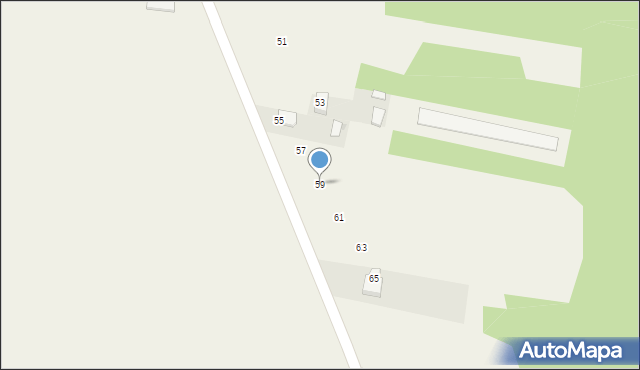 Gołąbek, Bajkowa, 59, mapa Gołąbek