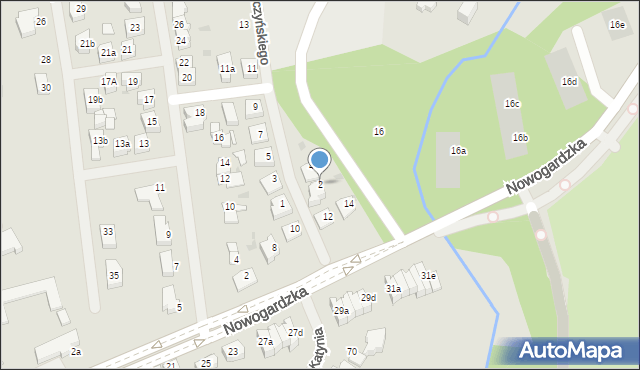 Goleniów, Baczyńskiego Krzysztofa Kamila, 2, mapa Goleniów