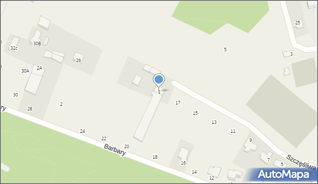 Granica, Barbary, 1, mapa Granica