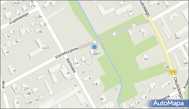 Grodzisk Mazowiecki, Bartniaka W., 12b, mapa Grodzisk Mazowiecki