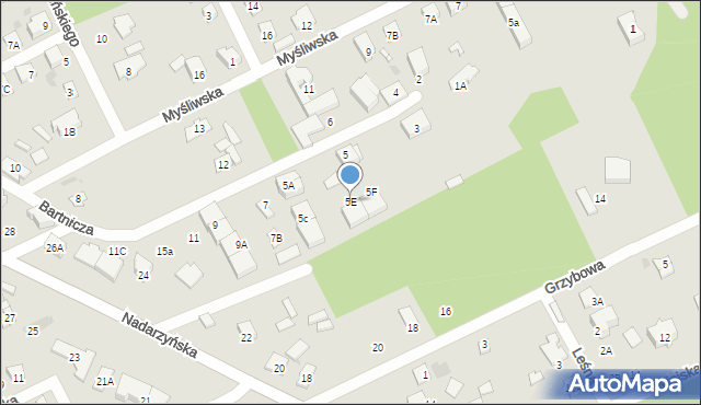 Grodzisk Mazowiecki, Bartnicza, 5E, mapa Grodzisk Mazowiecki