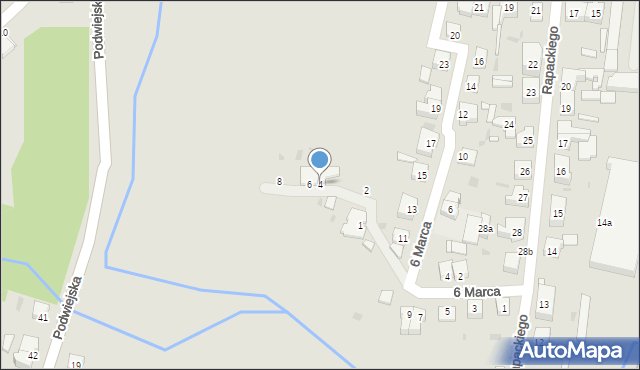 Gryfice, Barakowa, 4, mapa Gryfice
