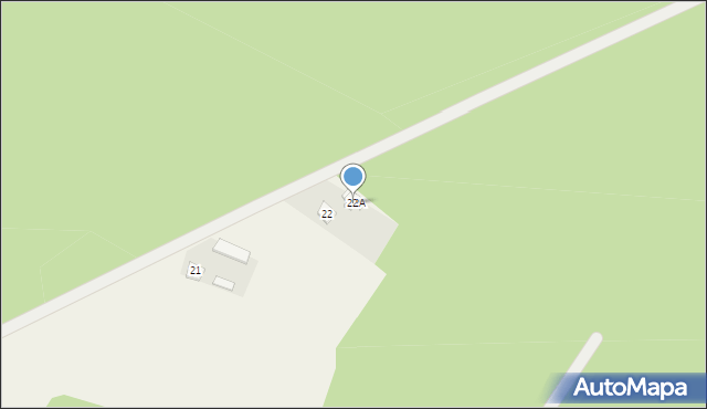 Grzymiszew, Babiak, 22A, mapa Grzymiszew