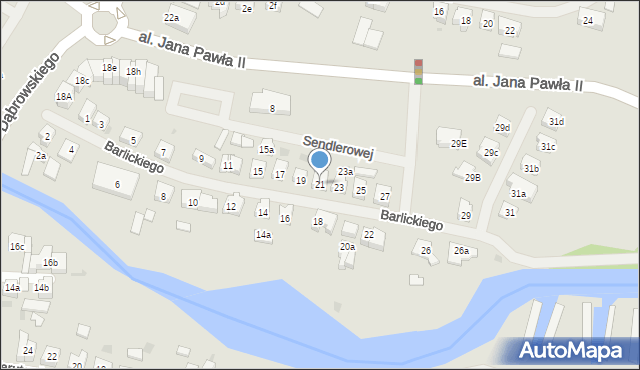 Iława, Barlickiego Norberta, 21, mapa Iława