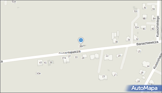 Imielin, Banachiewicza Tadeusza, 36h, mapa Imielin